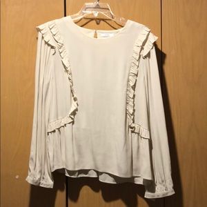 Cream blouse